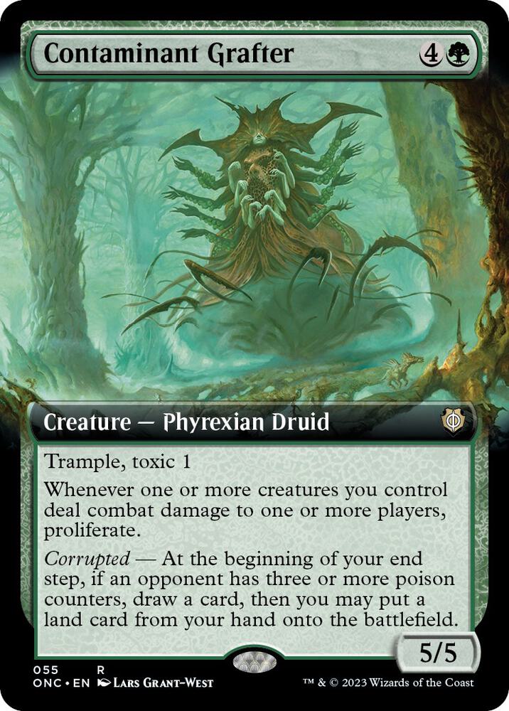 Contaminant Grafter (Extended Art) | Commander: Phyrexia: All Will Be One #55