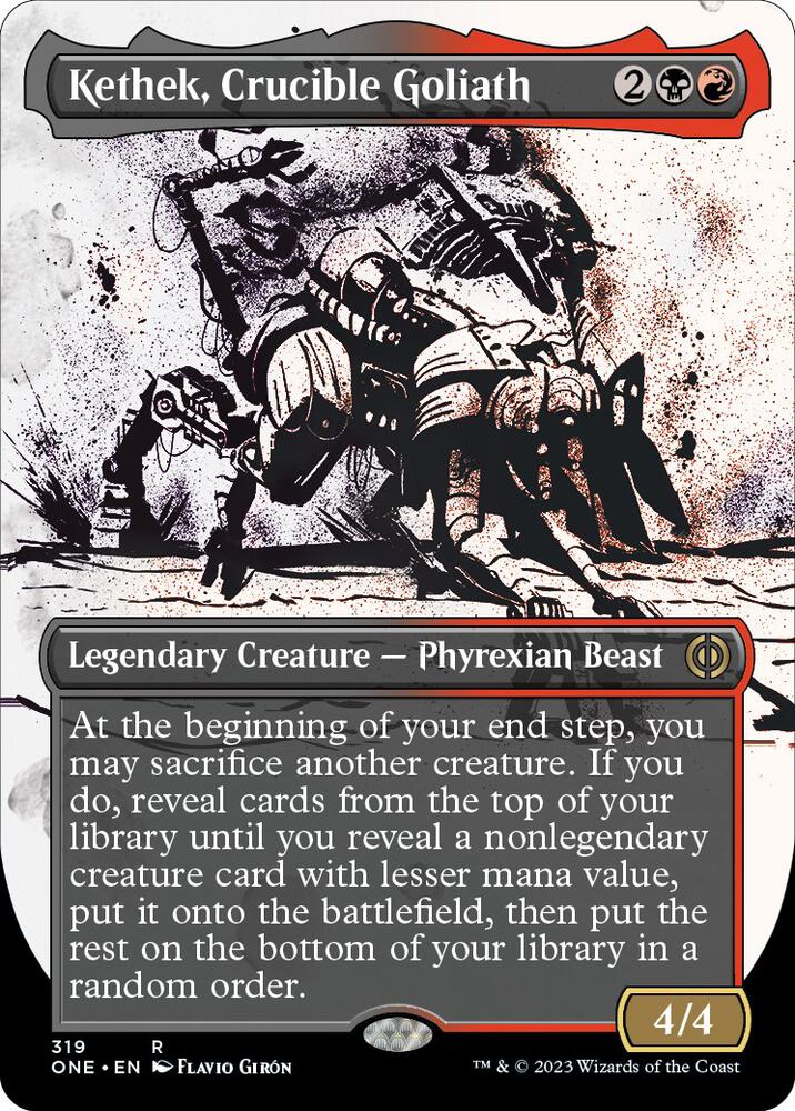Kethek, Crucible Goliath (Showcase) | Phyrexia: All Will Be One #319