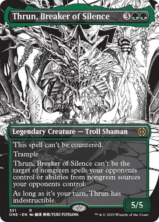 Thrun, Breaker of Silence (Borderless) | Phyrexia: All Will Be One #331