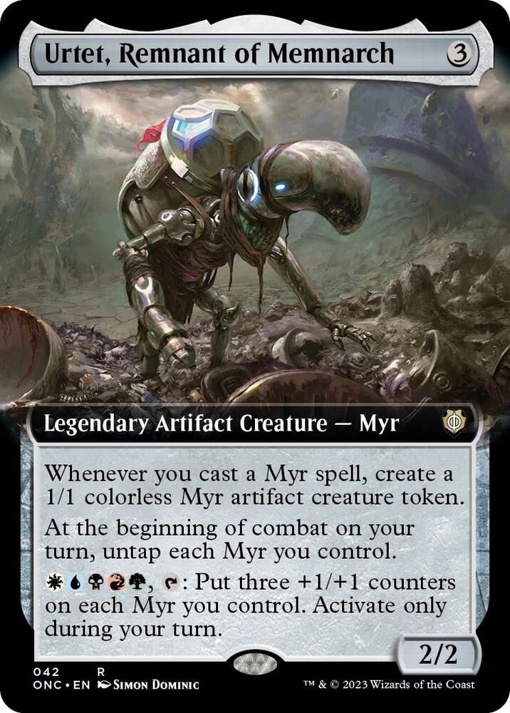 Urtet, Remnant of Memnarch (Extended Art) | Commander: Phyrexia: All Will Be One #42
