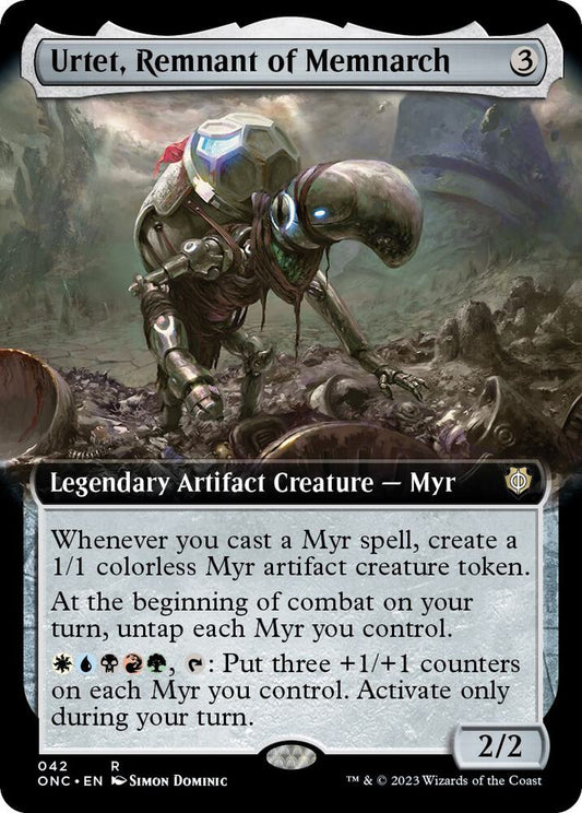 Urtet, Remnant of Memnarch (Extended Art) | Commander: Phyrexia: All Will Be One #42