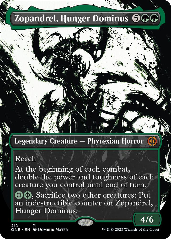 Zopandrel, Hunger Dominus (Showcase) | Phyrexia: All Will Be One #315