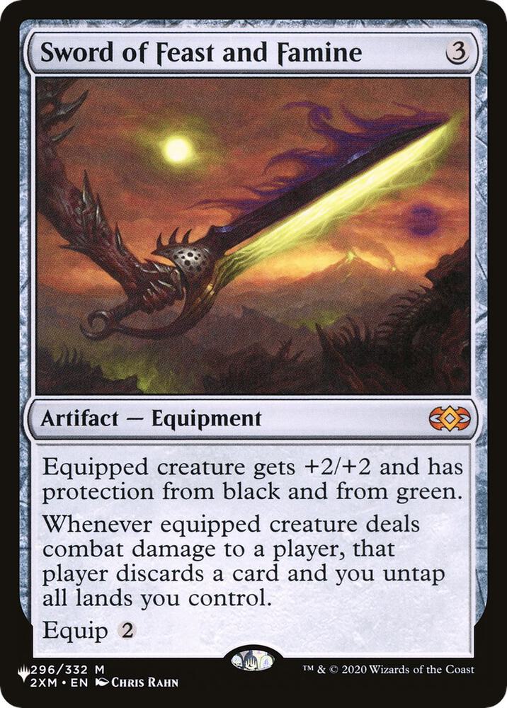 Sword of Feast and Famine | The List Reprints #296/332