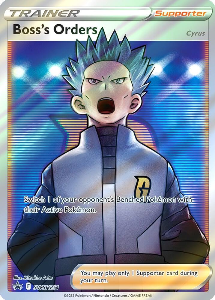 Boss's Orders (Full Art) | SWSH: Sword & Shield Promo Cards #SWSH251