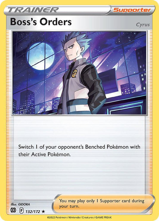 Boss's Orders [Cyrus] - 132/172 (Cosmos Holo) | Miscellaneous Cards & Products #132/172