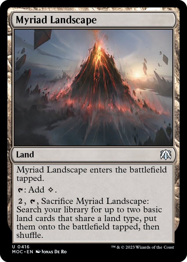 Myriad Landscape | Commander: March of the Machine #416