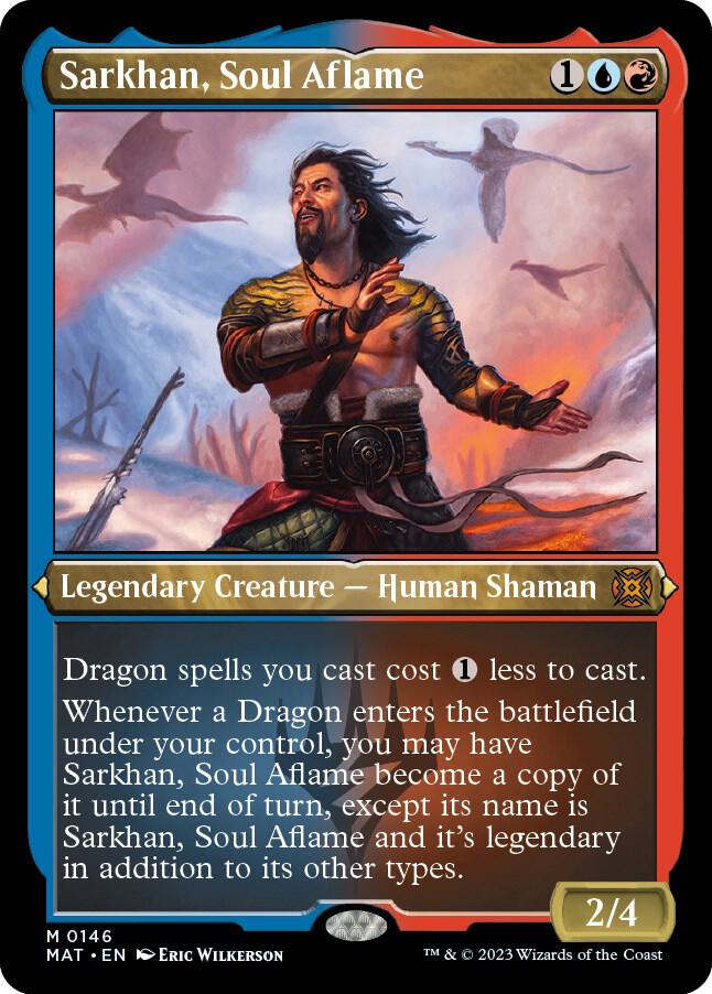 Sarkhan, Soul Aflame (Foil Etched) | March of the Machine: The Aftermath #146