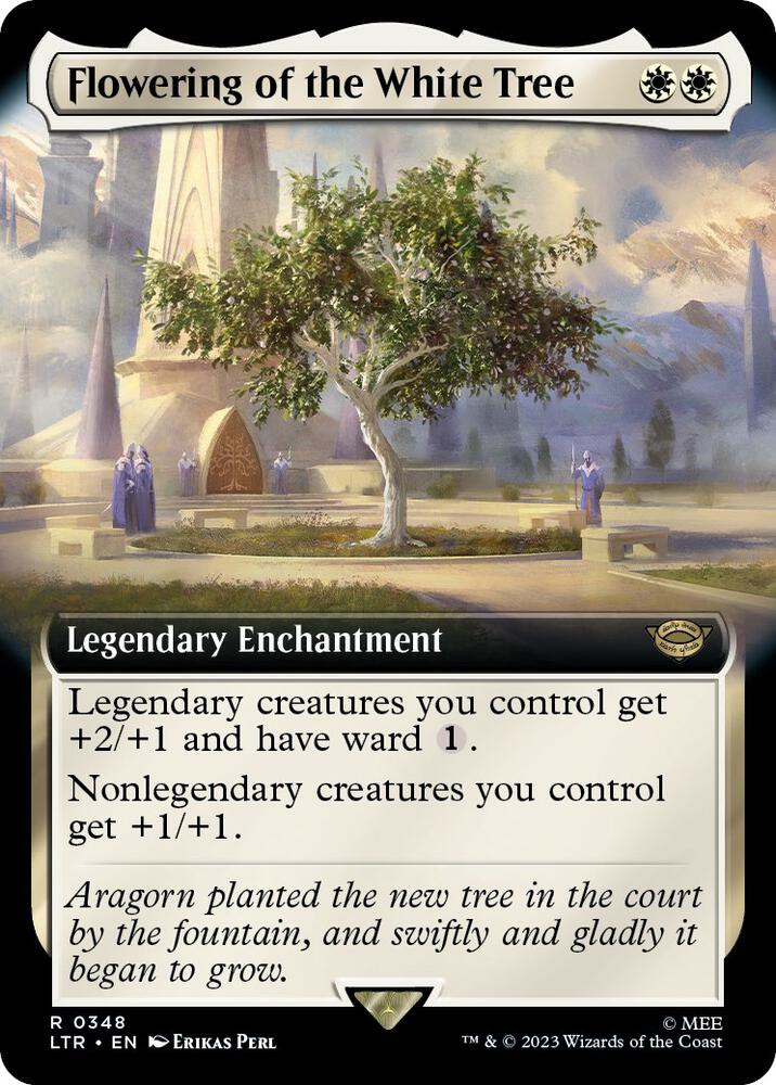 Flowering of the White Tree (Extended Art) | Universes Beyond: The Lord of the Rings: Tales of Middle-earth #348