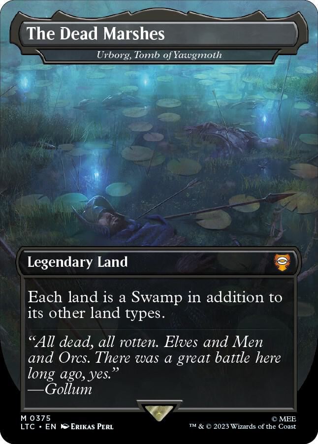 The Dead Marshes - Urborg, Tomb of Yawgmoth (Borderless) | Commander: The Lord of the Rings: Tales of Middle-earth #375