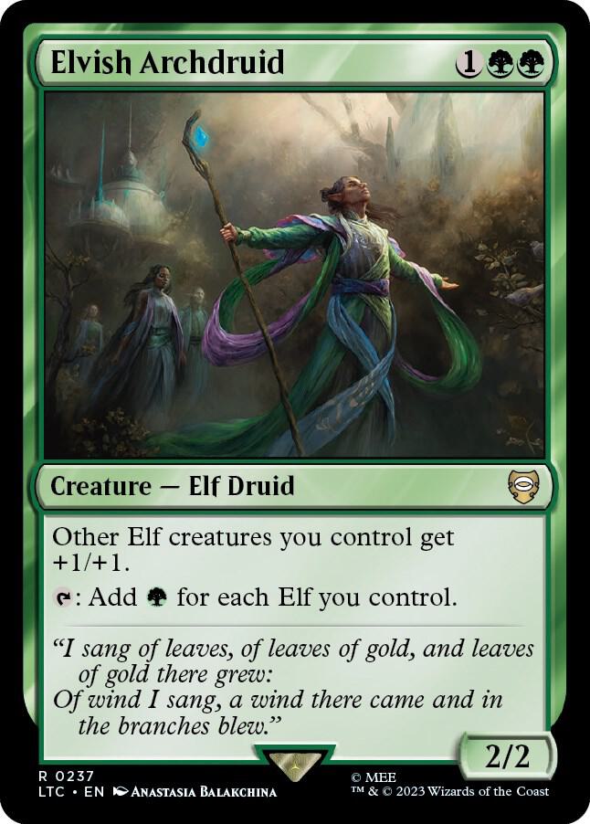 Elvish Archdruid | Commander: The Lord of the Rings: Tales of Middle-earth #237