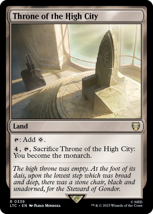 Throne of the High City | Commander: The Lord of the Rings: Tales of Middle-earth #339