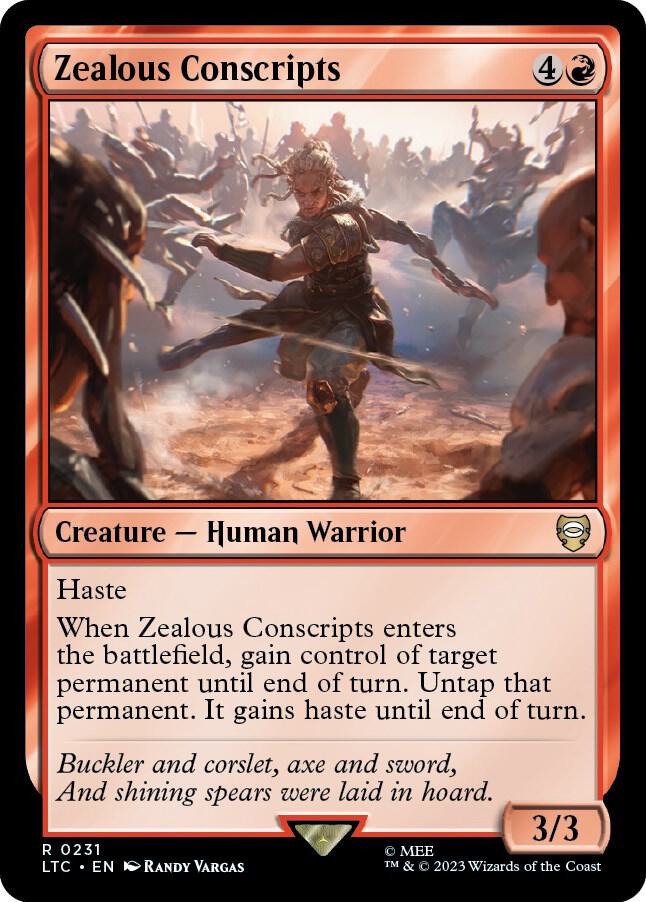 Zealous Conscripts | Commander: The Lord of the Rings: Tales of Middle-earth #231