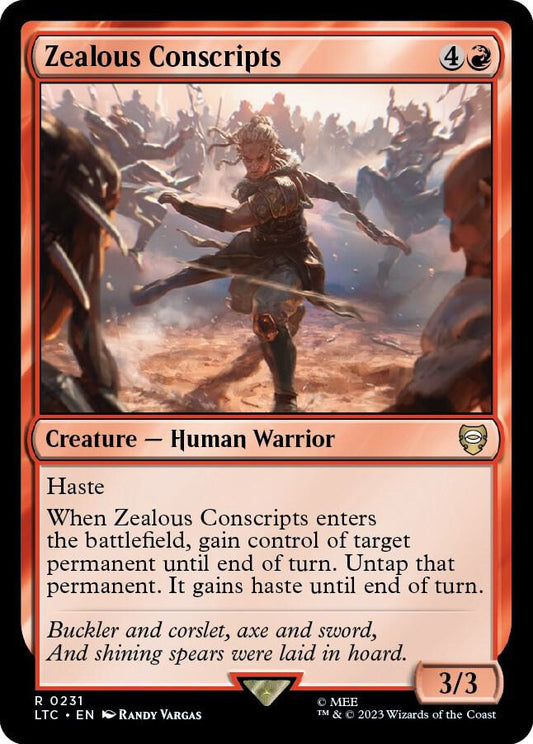 Zealous Conscripts | Commander: The Lord of the Rings: Tales of Middle-earth #231