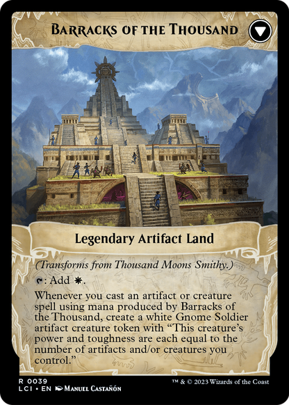 Thousand Moons Smithy // Barracks of the Thousand | The Lost Caverns of Ixalan #39