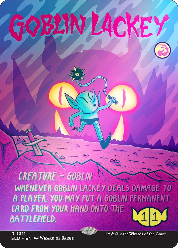 Goblin Lackey (1311) (Rainbow Foil) | Secret Lair Drop Series #1311