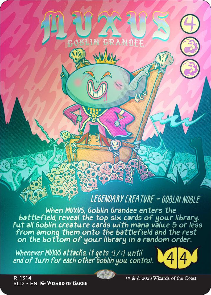 Muxus, Goblin Grandee (Rainbow Foil) | Secret Lair Drop Series #1314