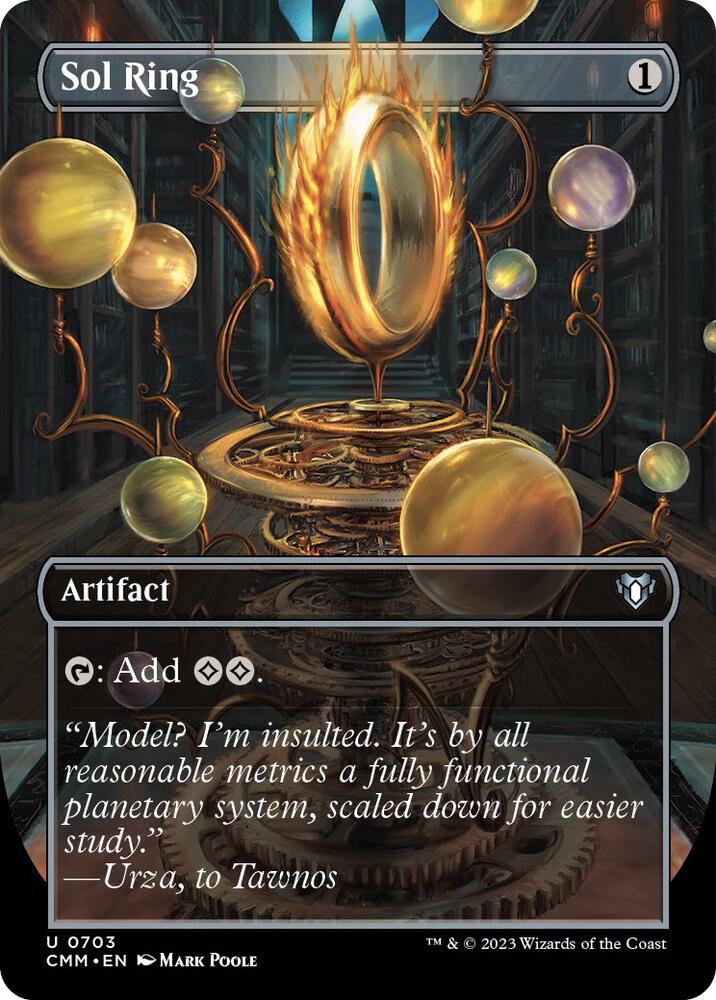 Sol Ring (Borderless) | Commander Masters #703