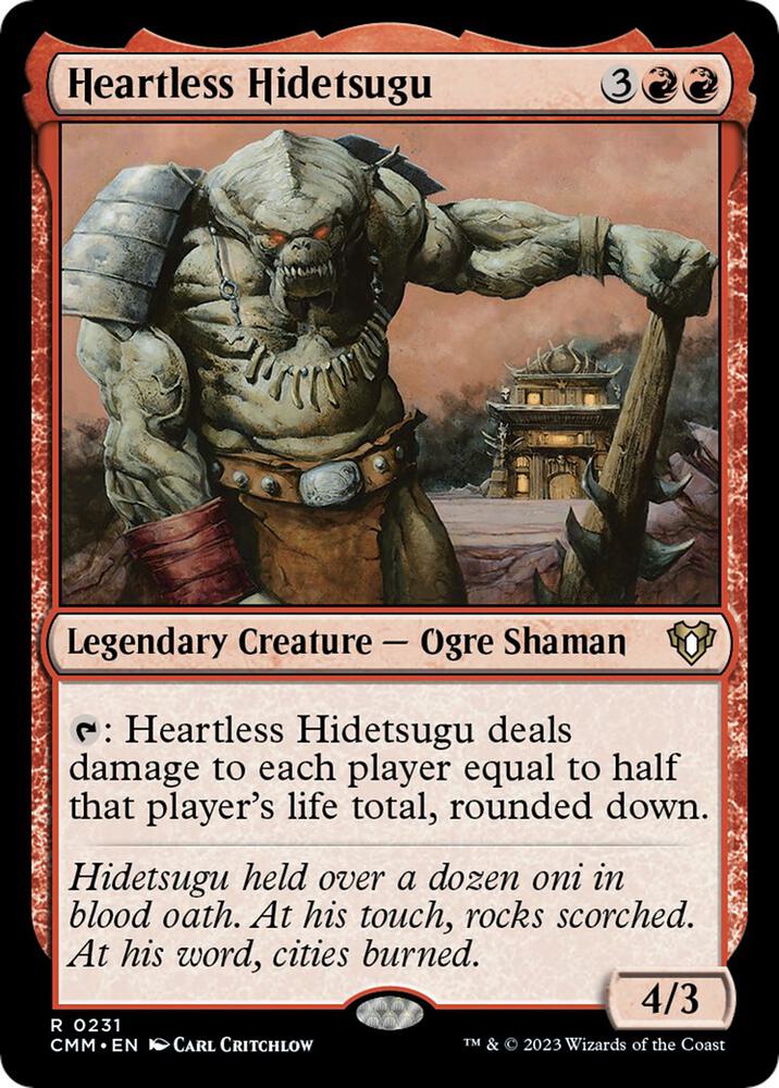 Heartless Hidetsugu | Commander Masters #231