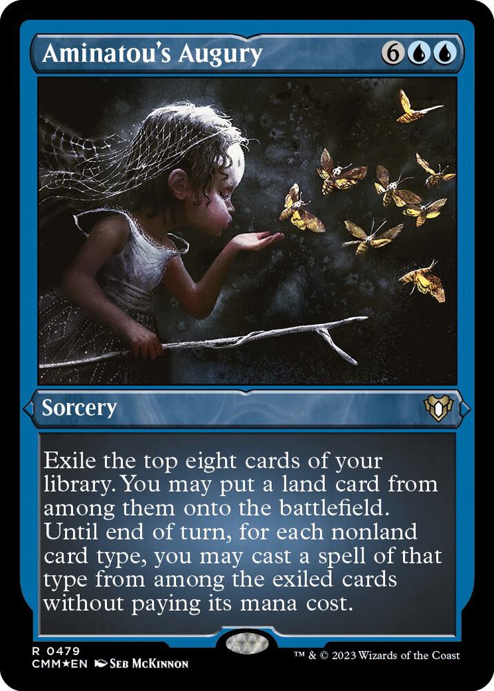 Aminatou's Augury (Foil Etched) | Commander Masters #479