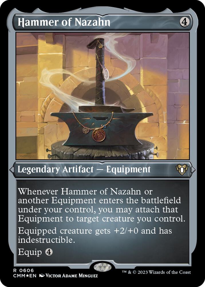 Hammer of Nazahn (Foil Etched) | Commander Masters #606