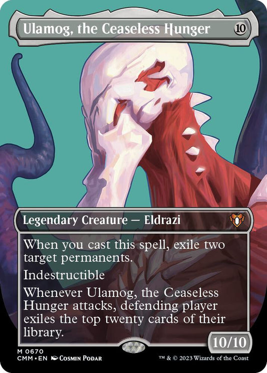 Ulamog, the Ceaseless Hunger (Borderless) | Commander Masters #670