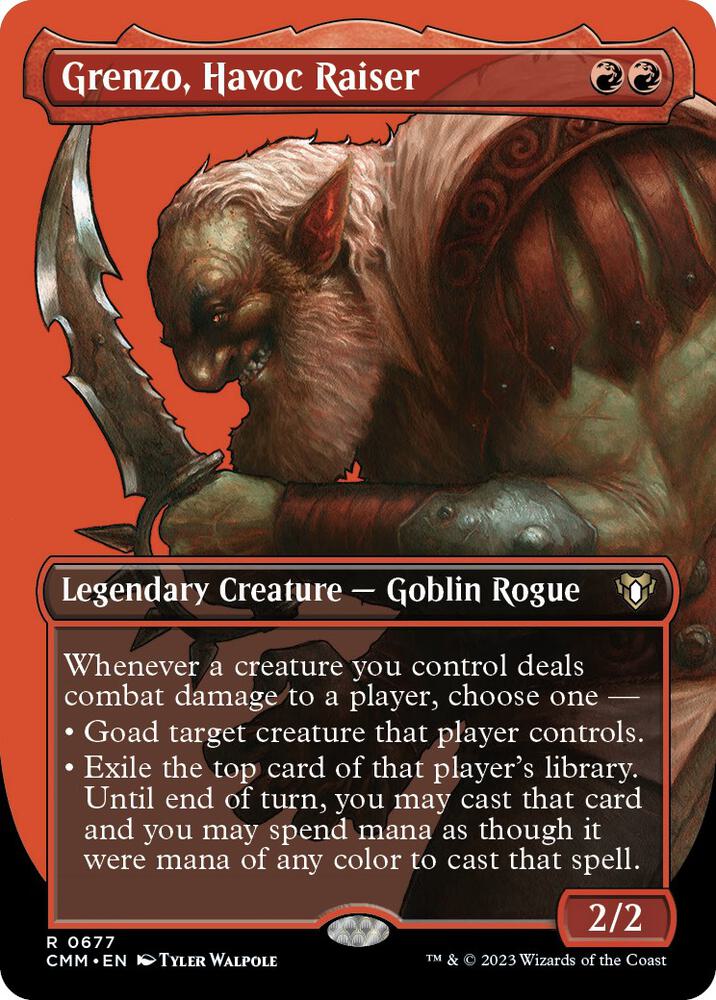 Grenzo, Havoc Raiser (Borderless) | Commander Masters #677