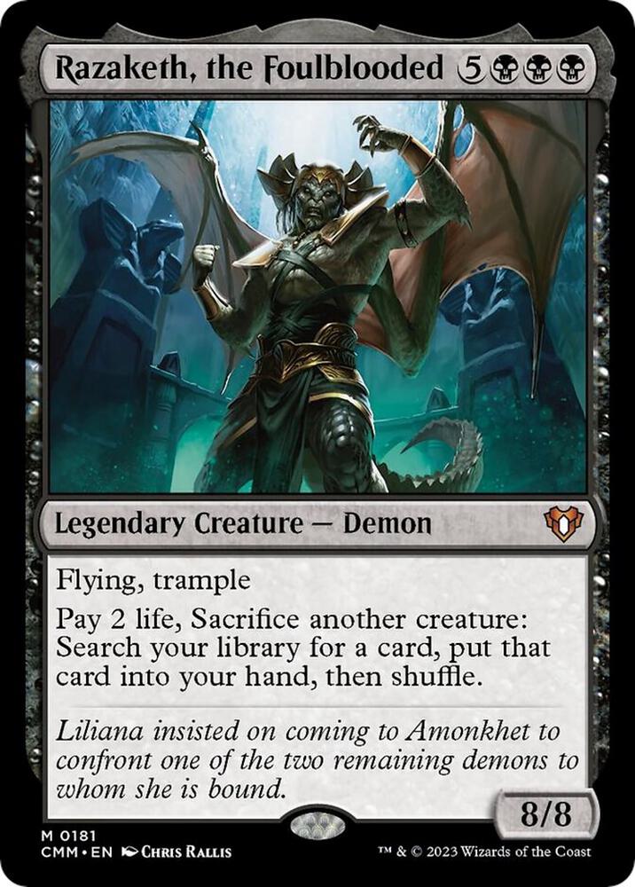 Razaketh, the Foulblooded | Commander Masters #181