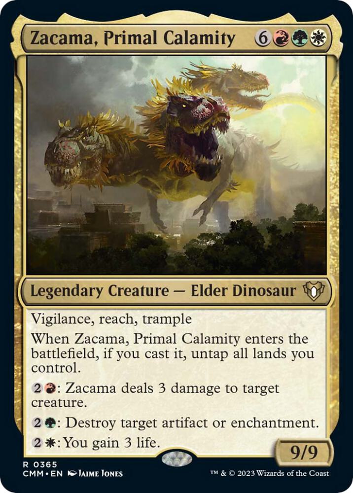 Zacama, Primal Calamity | Commander Masters #365