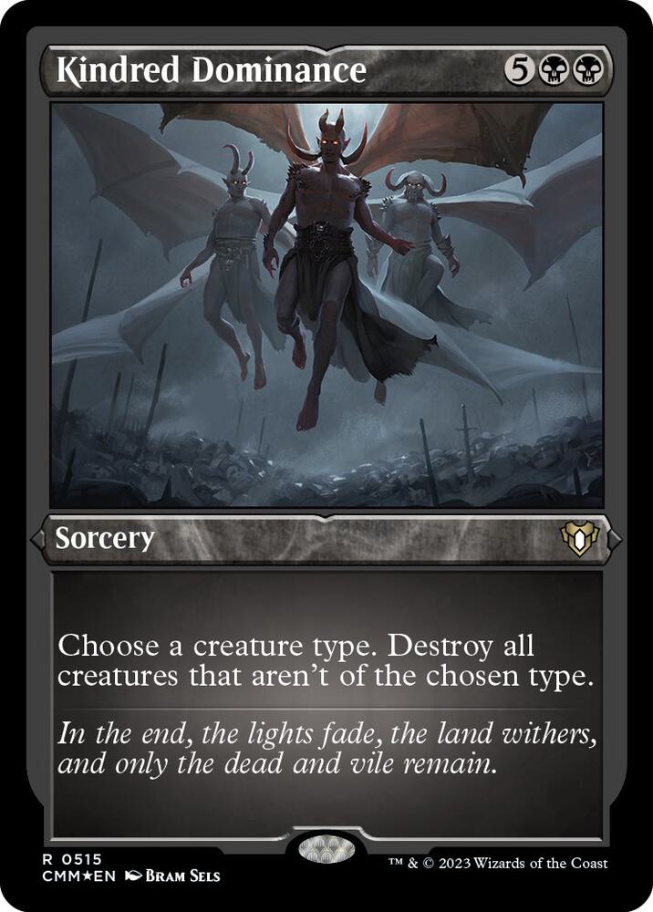 Kindred Dominance (Foil Etched) | Commander Masters #515