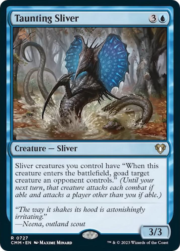 Taunting Sliver | Commander Masters #727