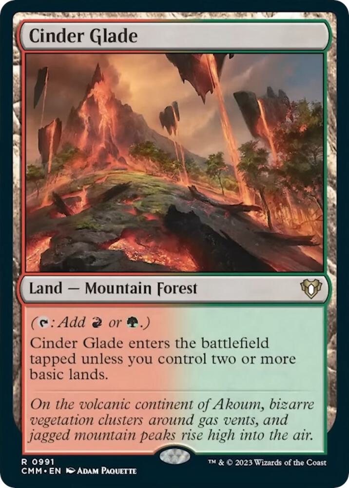 Cinder Glade | Commander Masters #991