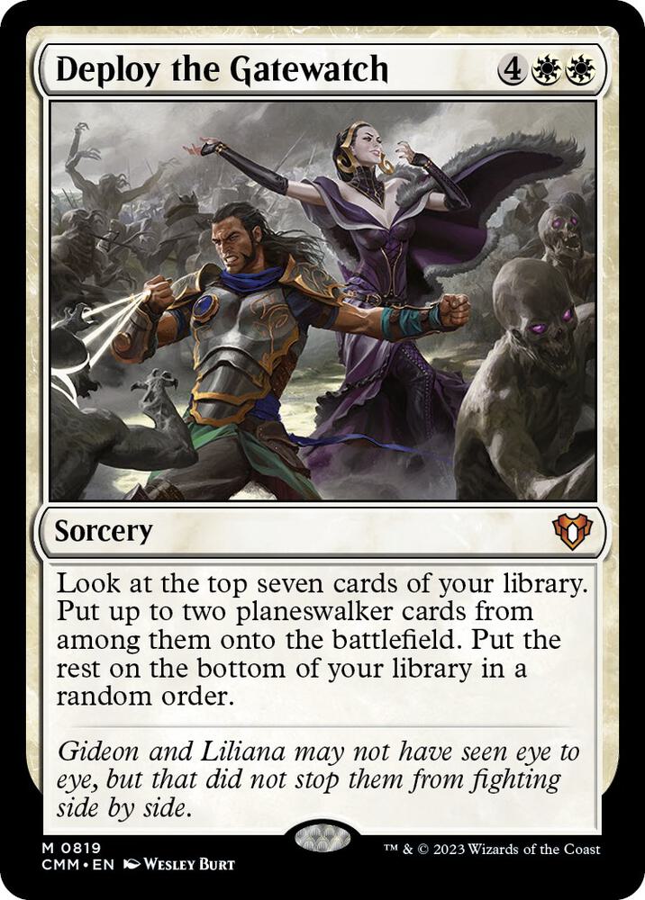Deploy the Gatewatch | Commander Masters #819