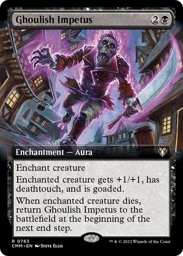 Ghoulish Impetus (Extended Art) | Commander Masters #763