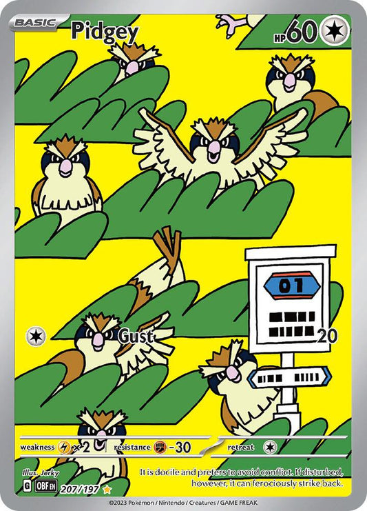 Pidgey - 207/197 | SV03: Obsidian Flames #207/197
