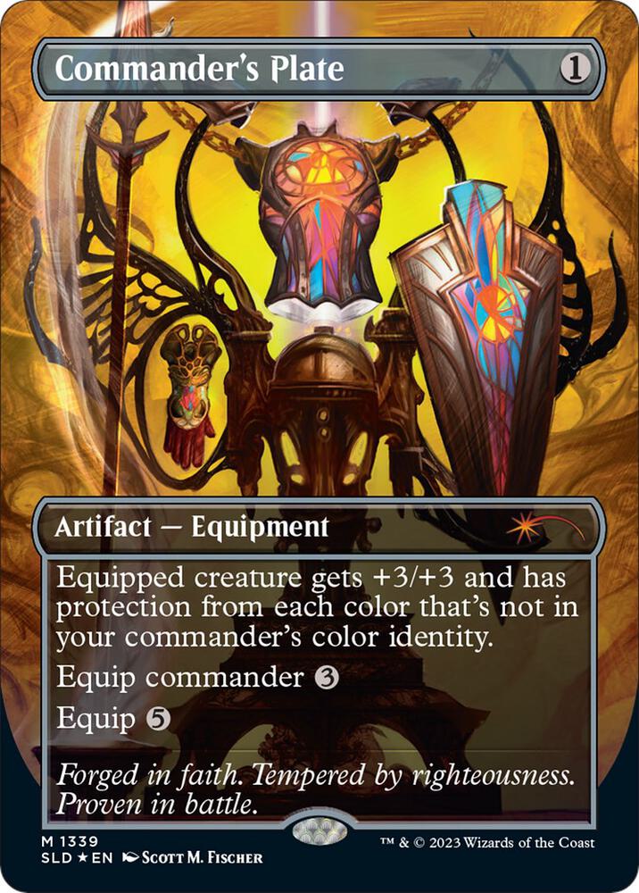 Commander's Plate (1339) | Secret Lair Drop Series #1339