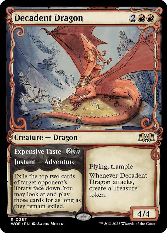 Decadent Dragon // Expensive Taste | Wilds of Eldraine #287