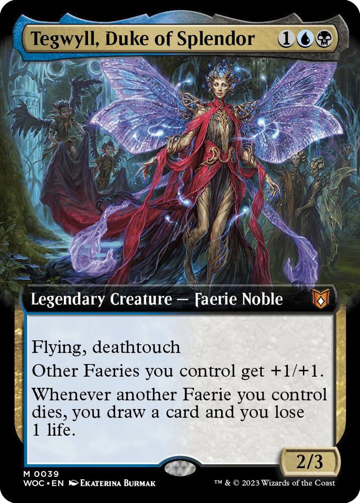 Tegwyll, Duke of Splendor (Extended Art) | Commander: Wilds of Eldraine #39