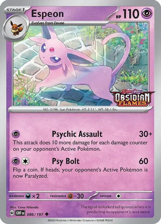 Espeon (Best Buy Exclusive) | Miscellaneous Cards & Products #086/197