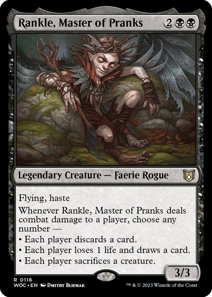Rankle, Master of Pranks | Commander: Wilds of Eldraine #116
