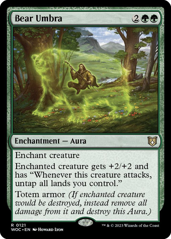Bear Umbra | Commander: Wilds of Eldraine #121