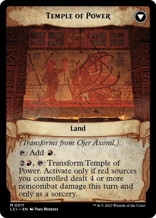 Ojer Axonil, Deepest Might // Temple of Power | The Lost Caverns of Ixalan #317