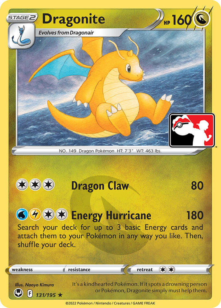 Dragonite - 131/195 | Prize Pack Series Cards #131/195