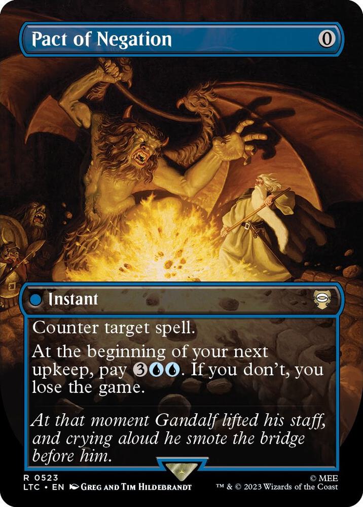 Pact of Negation (Borderless) | Commander: The Lord of the Rings: Tales of Middle-earth #523