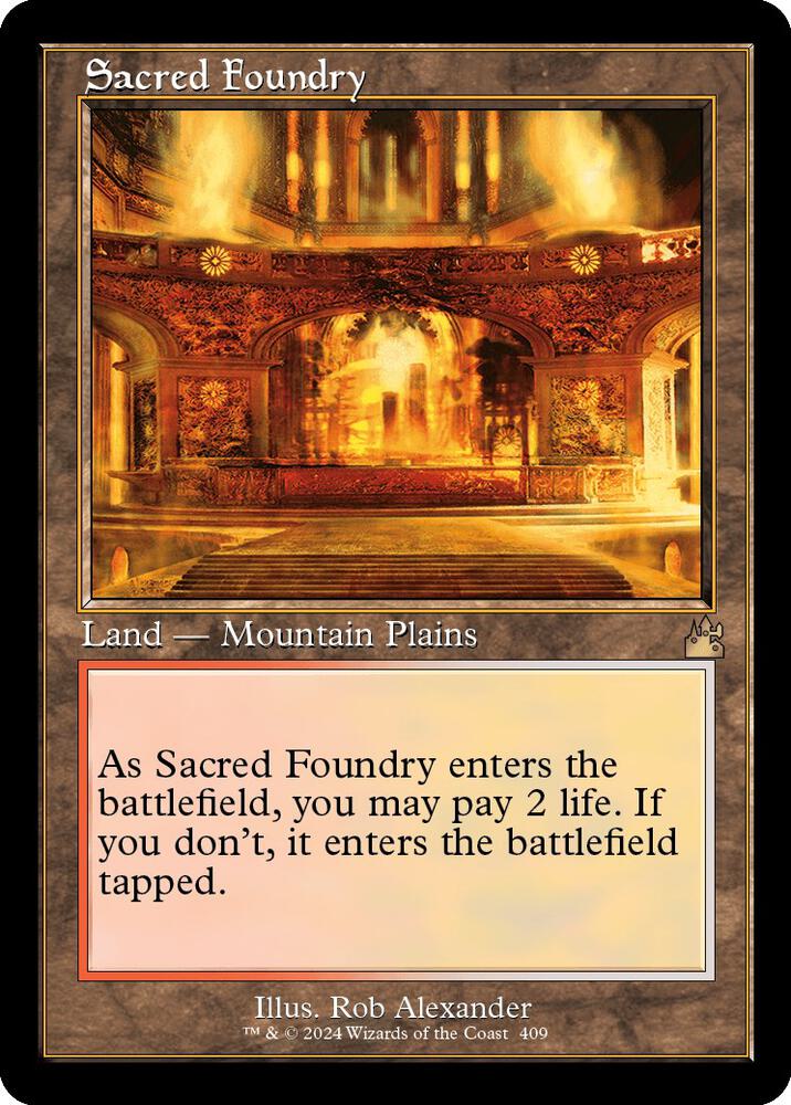 Sacred Foundry (Retro Frame) | Ravnica Remastered #409