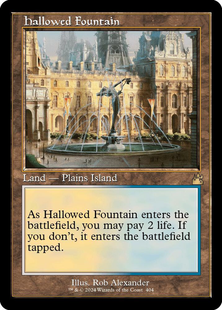 Hallowed Fountain (Retro Frame) | Ravnica Remastered #404