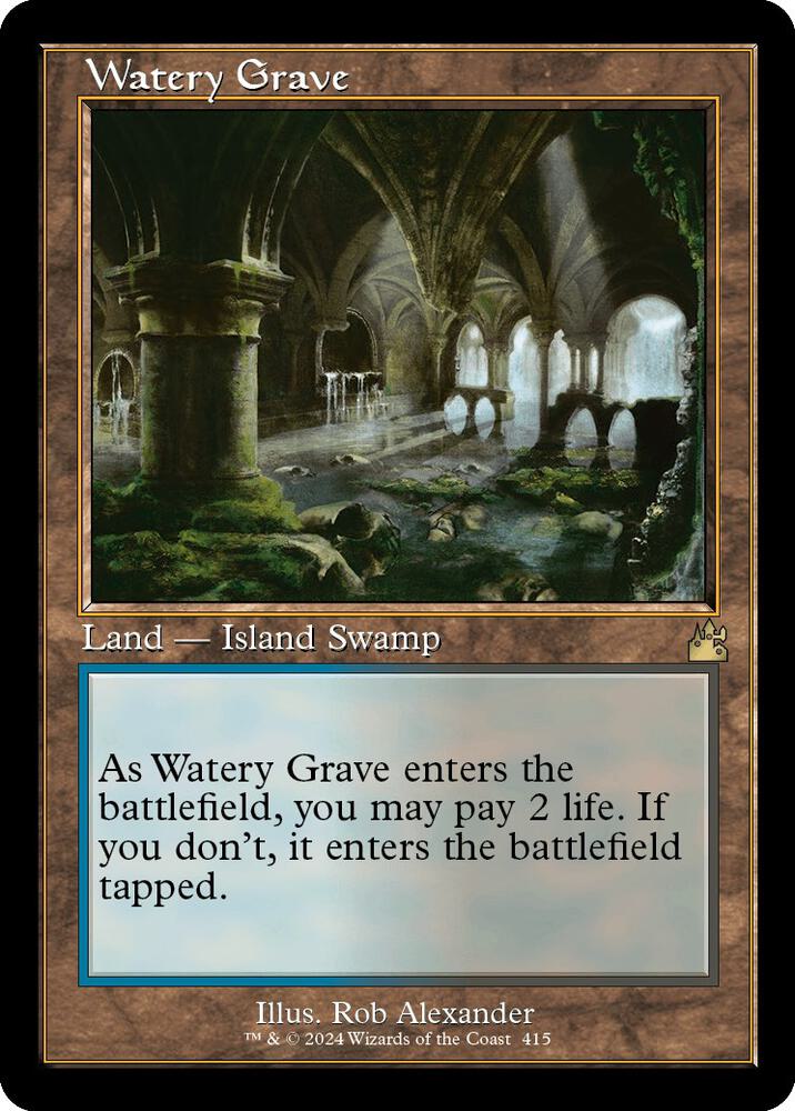 Watery Grave (Retro Frame) | Ravnica Remastered #415