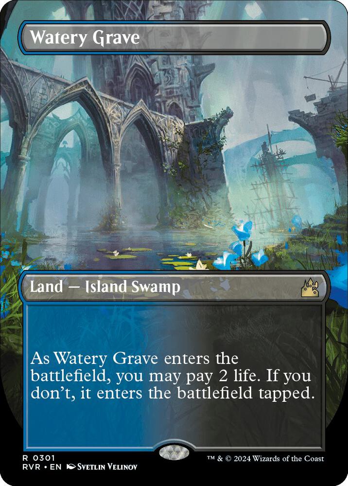 Watery Grave (Borderless) | Ravnica Remastered #301