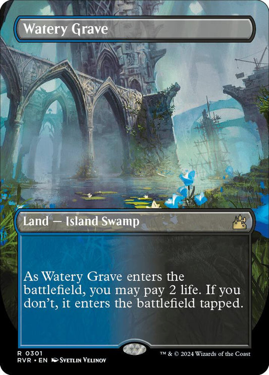 Watery Grave (Borderless) | Ravnica Remastered #301