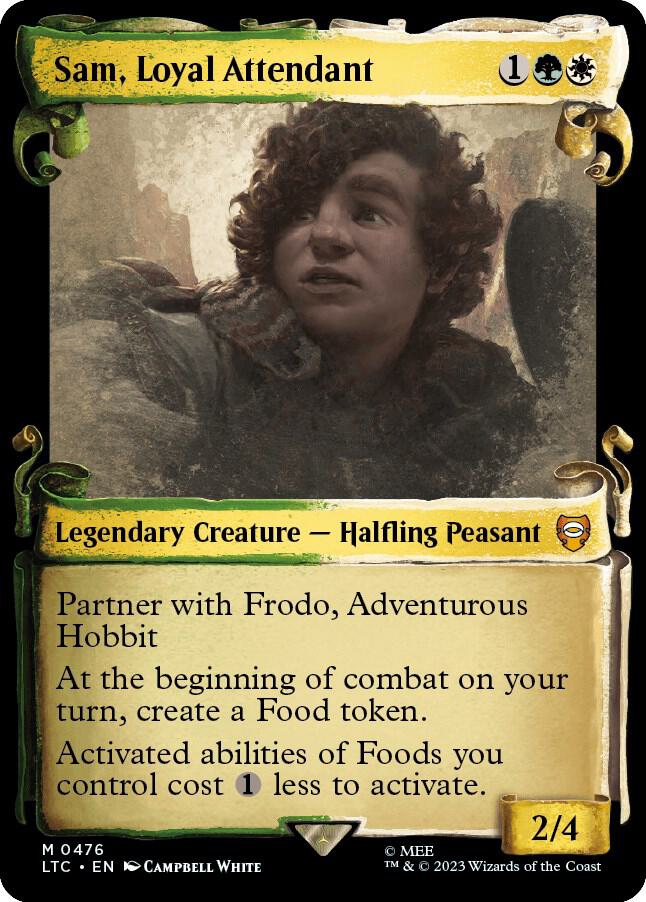 Sam, Loyal Attendant (Showcase Scrolls) | Commander: The Lord of the Rings: Tales of Middle-earth #476