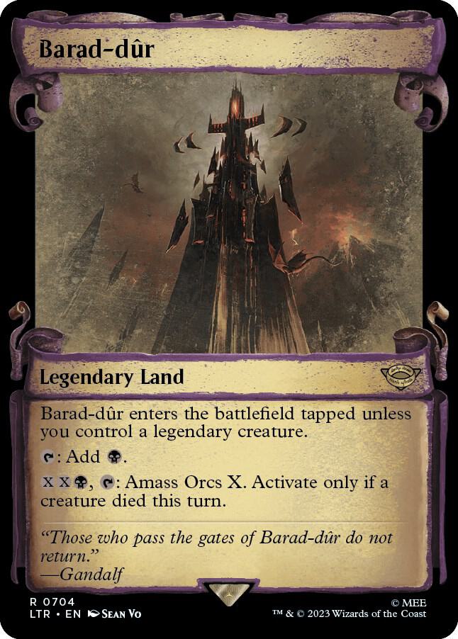 Barad-dur (Showcase Scrolls) | Universes Beyond: The Lord of the Rings: Tales of Middle-earth #704